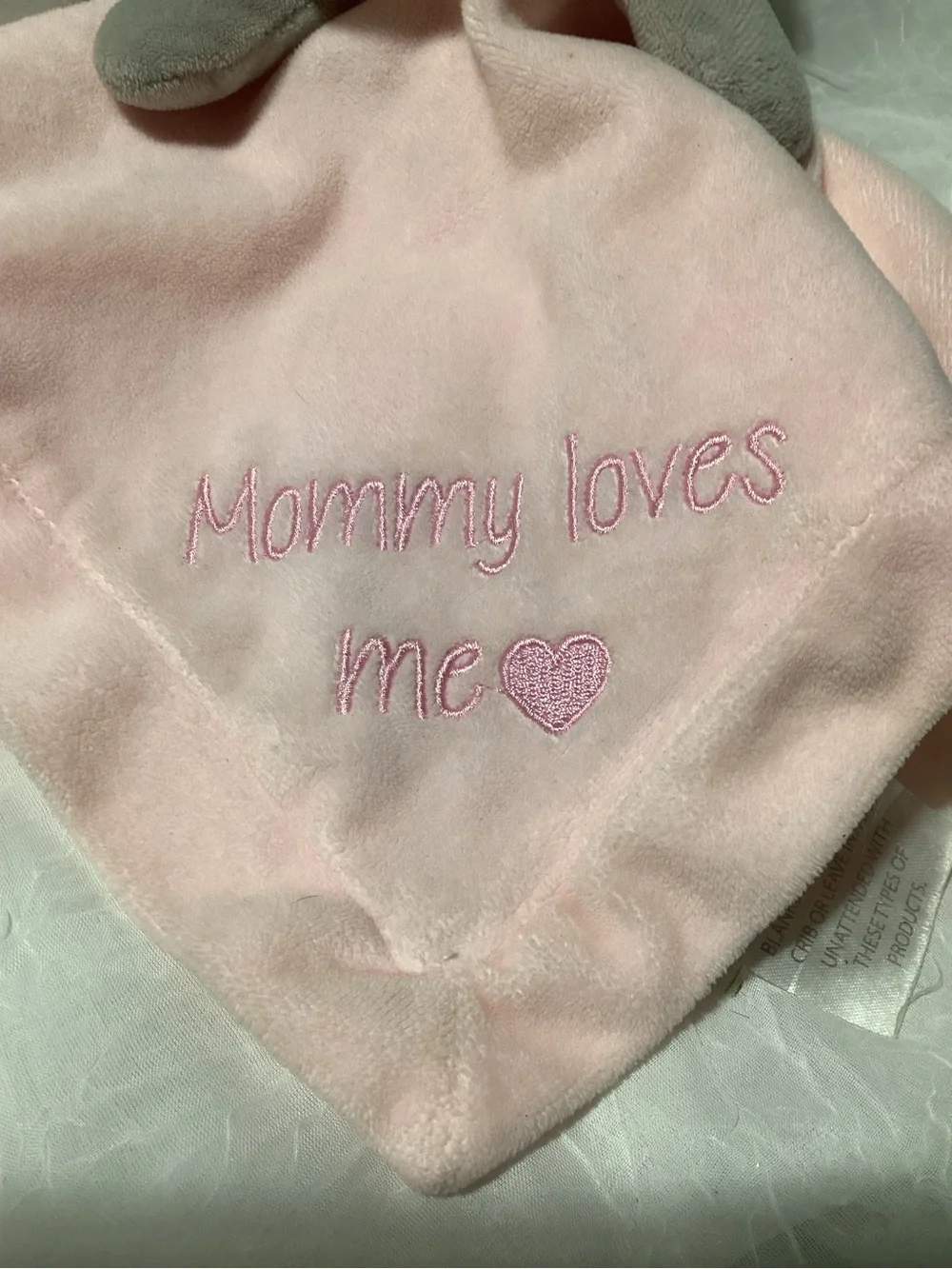 Carter's Pink Monkey Baby Security Blanket 